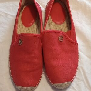 Michael Kors Red Espadrille Flats